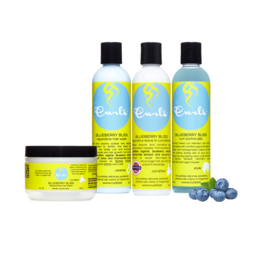 Идеальный набор для ухода за кудрями Blueberry Bliss Perfect Wash Day Kit